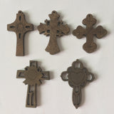 Religious Cross Pendant Variety Pack - 72pcs & 36pcs - Wooden & Resin Crosses