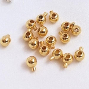 Round Bead Positioning Ball Buckle for DIY Sterling Silver Bracelet Necklace