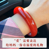 Red Agate Jade Chalcedony Bracelet for Loved Ones