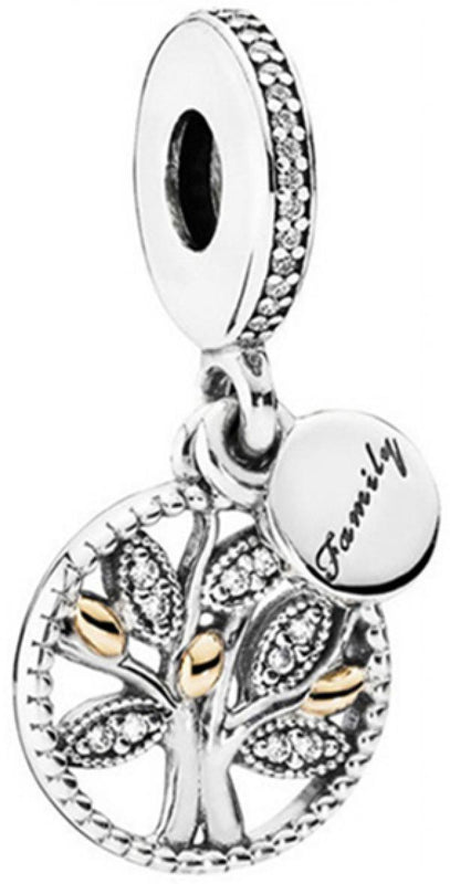 925 Silver Tree Of Life Charm Pendant for DIY Jewelry