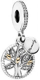 925 Silver Tree Of Life Charm Pendant for DIY Jewelry