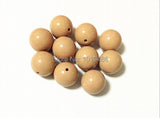 Dark Chunky Acrylic Round Beads Necklace Bracelet DIY Jewelry Findings 100pcs