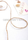200m Natural Linen Hemp Cord 1-3mm for Wrapping
