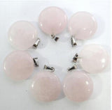 24pcs Cherry Quartz Pendants for DIY Necklace Making
