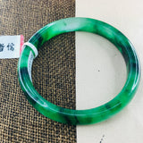 Natural Ice Green Jadeite Bracelet 54-62mm Female Princess Gift