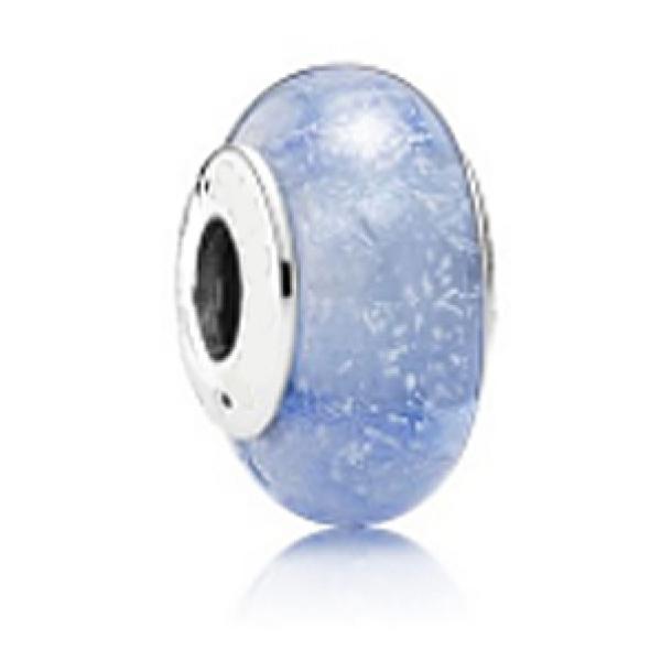 S925 Sterling Silver Sparkle Stars Glass Beads Charm for Bracelet