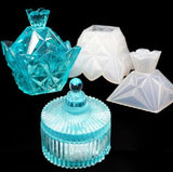 1PC Storage Box Resin Mould DIY Tool UV Epoxy Resin Box Silicone Mold