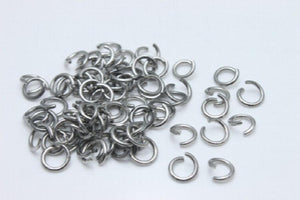 1000pcs 1*5mm Stainless Steel Jump Rings Split Rings Opening Necklace Jewelry