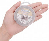 0.6mm 7-Strand Nylon Coated Tiger Tail Beading Wire, Light Grey