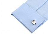 Men's Silver Copper Square Cuff Links Wholesale & Retail