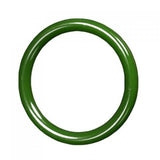 Hetian Green Jade Round Bar Bangle Bracelet Women