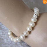 8'' Freshwater Pearl Elastic Bracelet - Charming Lady Gift