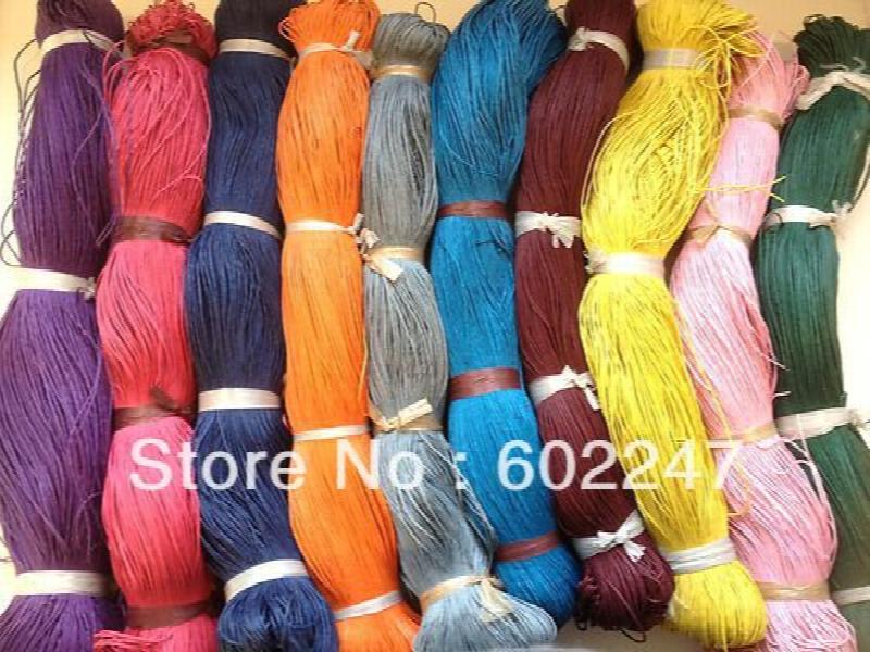 Waxed Leather Thread Wax Cotton Cord String Strap Necklace Rope Bead