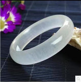 Natural Jade Ice Transparent Bracelet Bangle Lucky Jewelry