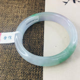 Natural Jadeite Bracelet Two-tone 54-62mm Female Jade Bracelet Gift
