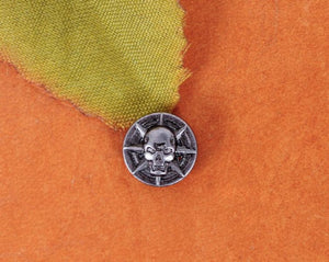 50x Punk Metal Skull Leather Rivets Stud Set for Belt Bag Shoe Clothing