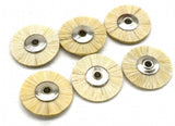 50PCS Jewelry Tool Bristle Brushes 22mm Jewelers Polishing Wheel