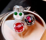 5pcs Acrylic Transparent Jewelry Boxes for Rings and Earrings