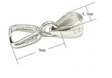 925 Silver Clasp Lobster Bail, 10pcs 4.5*9mm For Jewelry