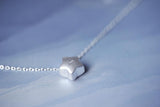 925 Silver Star Necklace Pendant Women Lady Gift