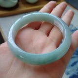 Zheru Natural Myanmar Jade 54-64mm Bracelet Princess Jewelry