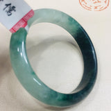 Natural Jadeite Bracelet Ice Bottom Green 54-62mm Female Gift