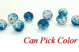 10mm 100pcs Gradient Colorful Crystal Beads for Necklace Bracelet DIY