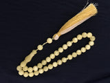 Rope Tasseled Beirut Amber Rosary Islamic Rosary 33 Beads Tasbih
