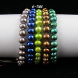 6-7mm Round Freshwater Pearl Loose Beads DIY Making