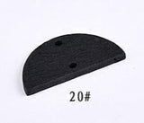 Geometric Wood Round Semicircle Earring DIY Material