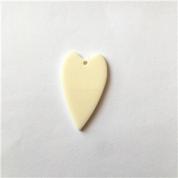 Acrylic Heart Charms 38x23mm 100pcs/Lot Stud Earring Parts DIY
