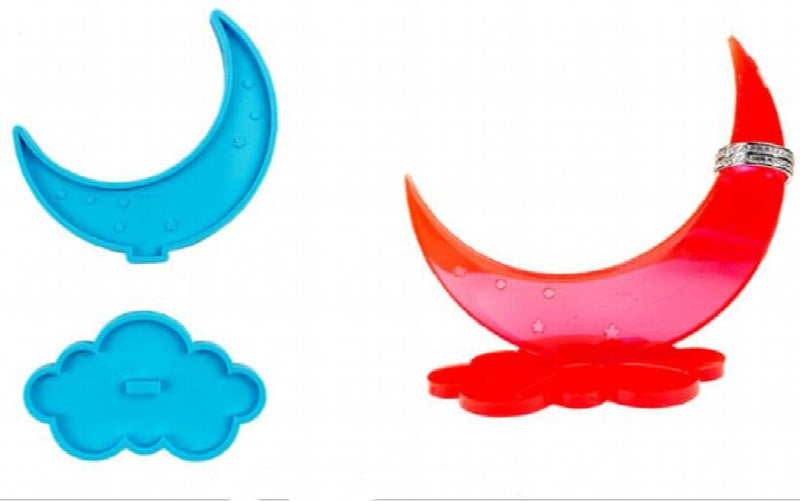 Silicone Mould Dried Flower Resin Craft Unicorn Moon Cloud Mold
