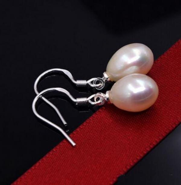 925 Silver Freshwater Pearl Earrings Jewelry