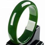 Natural Hetian Jade Green Bracelet Princess Jewelry