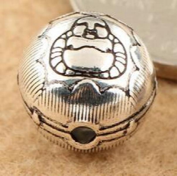 925 Silver Buddha Statue Beads Tibetan Buddha Jewelry Accessories