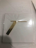Personalized Vertical Names Necklace Stainless Steel Engraved Bar Necklace