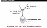 High Pearl Jewelry AAAA Freshwater Pearl Pendant 925 Silver Women Gift