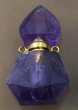 Hexagon Crystal Quartz Vial Pendant for Necklace DIY Making