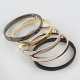 Flat Clamp Bracelet for Men and Women
