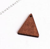 DIY Wood Pendant Charms for Jewelry Making (100pcs/lot)