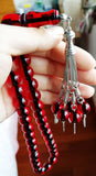 Amber Islamic Tesbih Prayer Beads Allah Muslim Tasbih Rosary