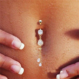 Crystal Tassel Belly Button Piercing Sexy Body Jewelry