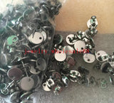 100 Smooth Surgical Stainless Steel 8mm Earring Pins