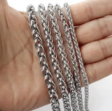 5m Stainless Steel Rope Link Chain Jewelry Finding DIY