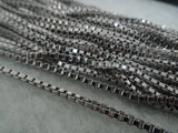 10m Thin 2mm Stainless Steel Square Box Chain DIY Necklace