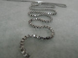 10m Thin 2mm Stainless Steel Square Box Chain DIY Necklace