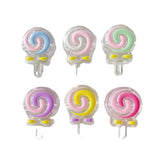 Cartoon Girl Acrylic Transparent Beads for DIY Jewelry Making