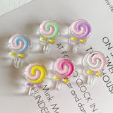 Cartoon Girl Acrylic Transparent Beads for DIY Jewelry Making