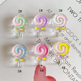 Cartoon Girl Acrylic Transparent Beads for DIY Jewelry Making