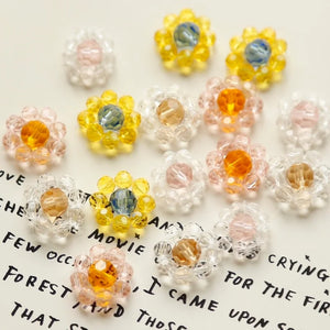 Crystal Flower Earrings DIY Jewelry Making Kit